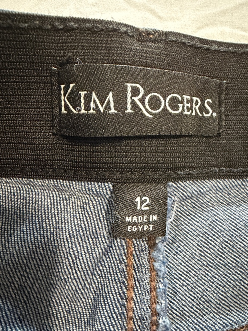 Kim Rogers Deep Indigo Denim Shorts - Picture 2 of 5